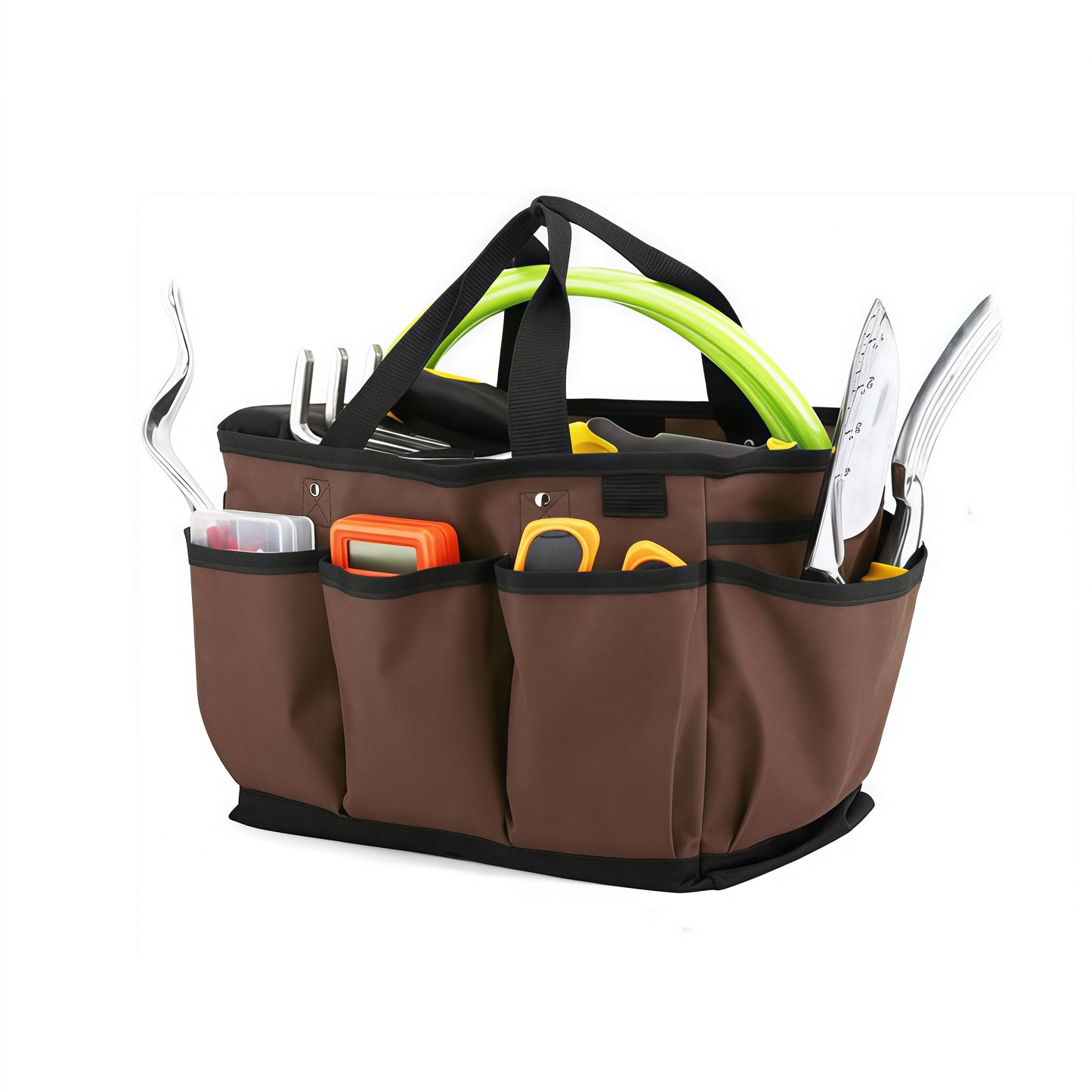 14 Inch Gardening Tote Bag Deluxe Garden Tool Storage Bag and Home Organizer with Pockets