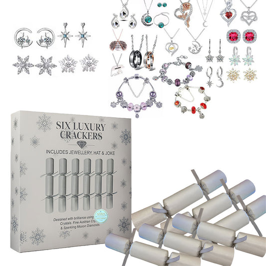 Luxury Jewelry Christmas Crackers – Elegant Festive Gifts with Sparkling Surprise Jewelry