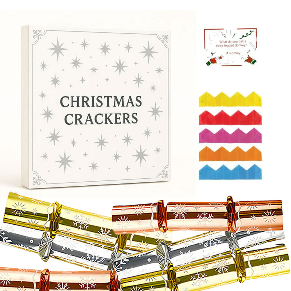 Christmas Crackers with Mini Cuddle Monsters 6pcs