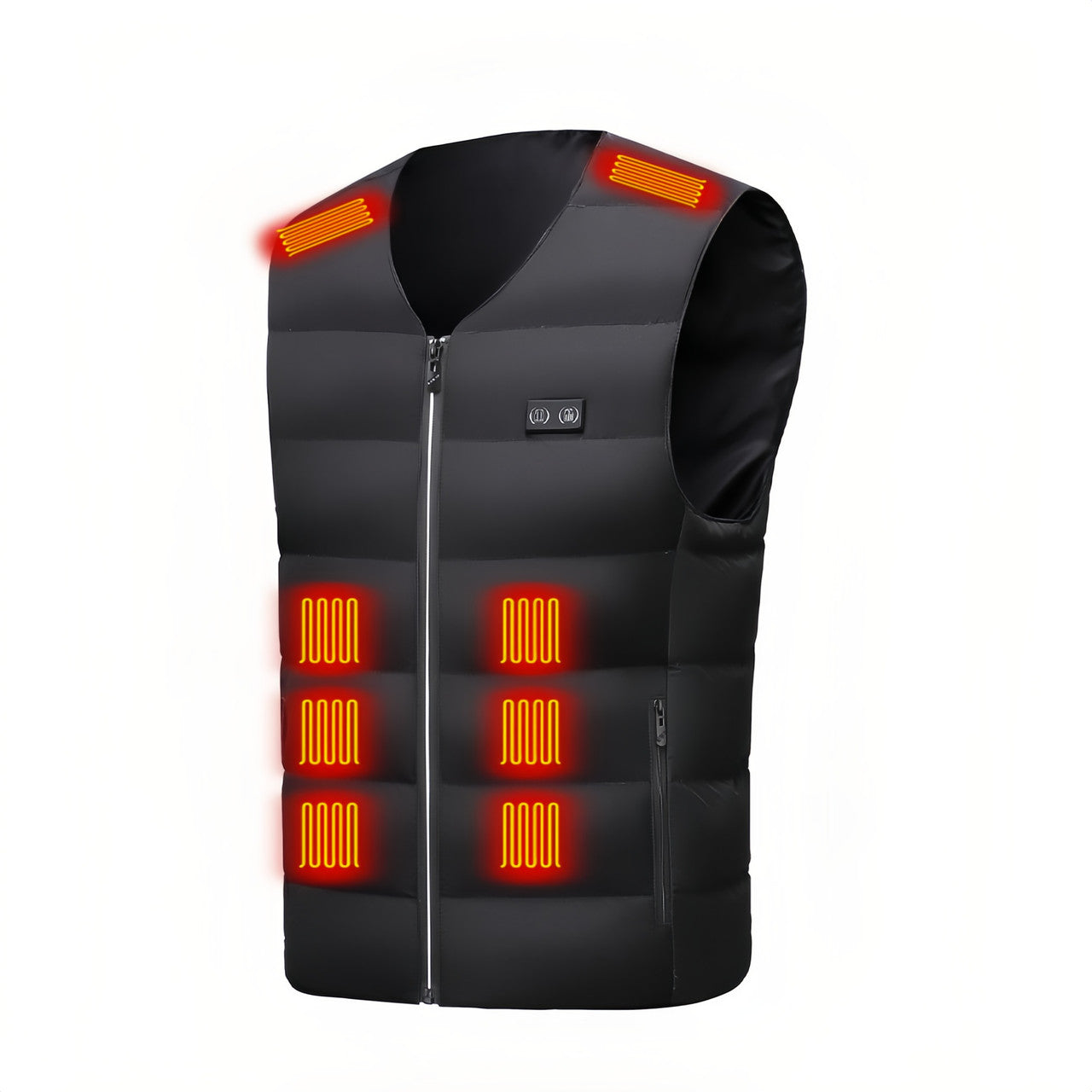 22-Zone Smart Heating Vest, USB-Powered Thermal Waistcoat for Men & Women, Outdoor Electric Warm Jacket for Cycling Fishing