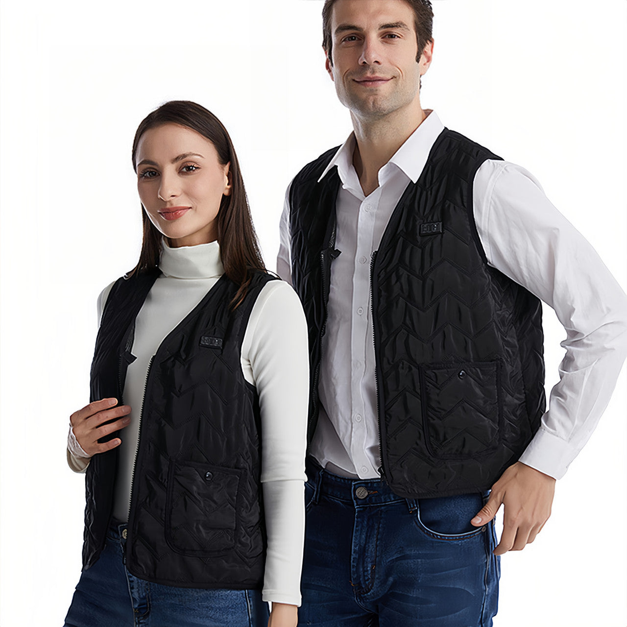 8-Zone Smart Heating Vest, USB-Powered Thermal Waistcoat for Men & Women, Outdoor Electric Warm Jacket for Cycling Fishing