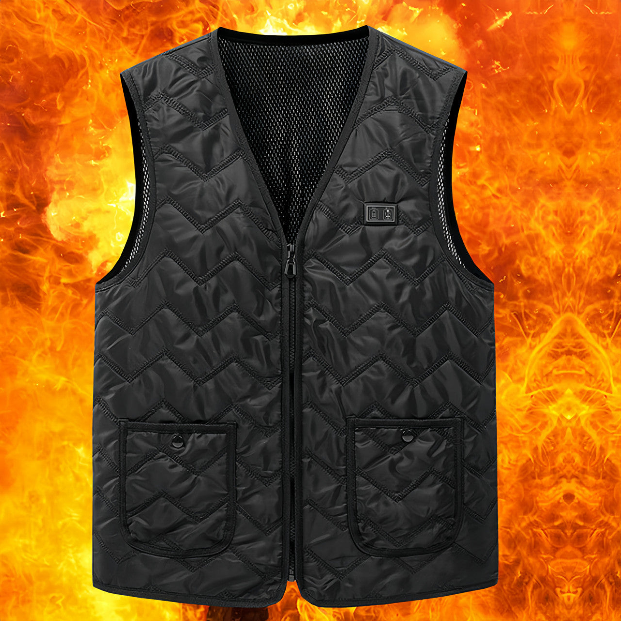 8-Zone Smart Heating Vest, USB-Powered Thermal Waistcoat for Men & Women, Outdoor Electric Warm Jacket for Cycling Fishing