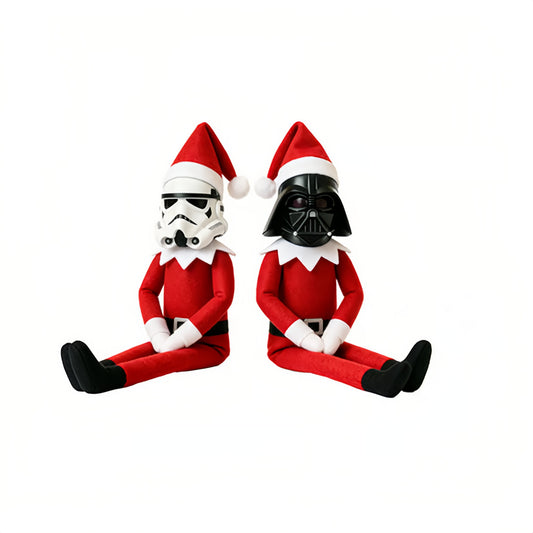 Star Wars Inspired Christmas Helper Doll: Stormtrooper or Darth Vader!
