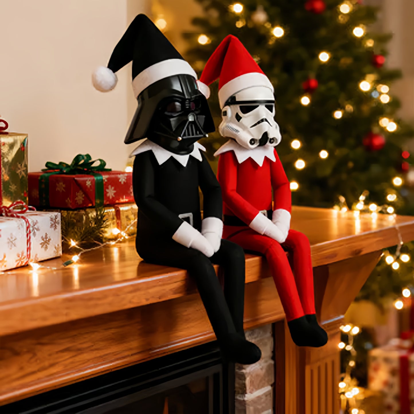 Star Wars Inspired Christmas Helper Doll: Stormtrooper or Darth Vader!