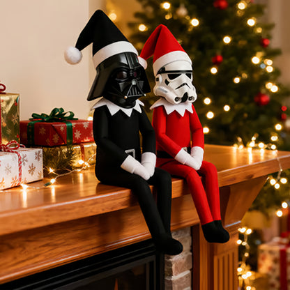 Star Wars Inspired Christmas Helper Doll: Stormtrooper or Darth Vader!