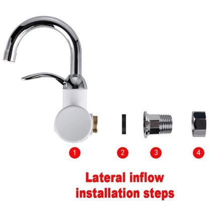 360 degree rotating electric faucet heating