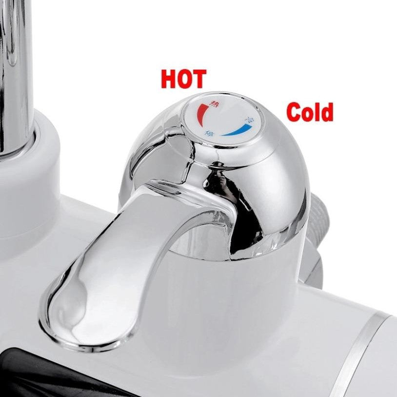 360 degree rotating electric faucet heating