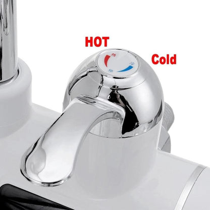 360 degree rotating electric faucet heating