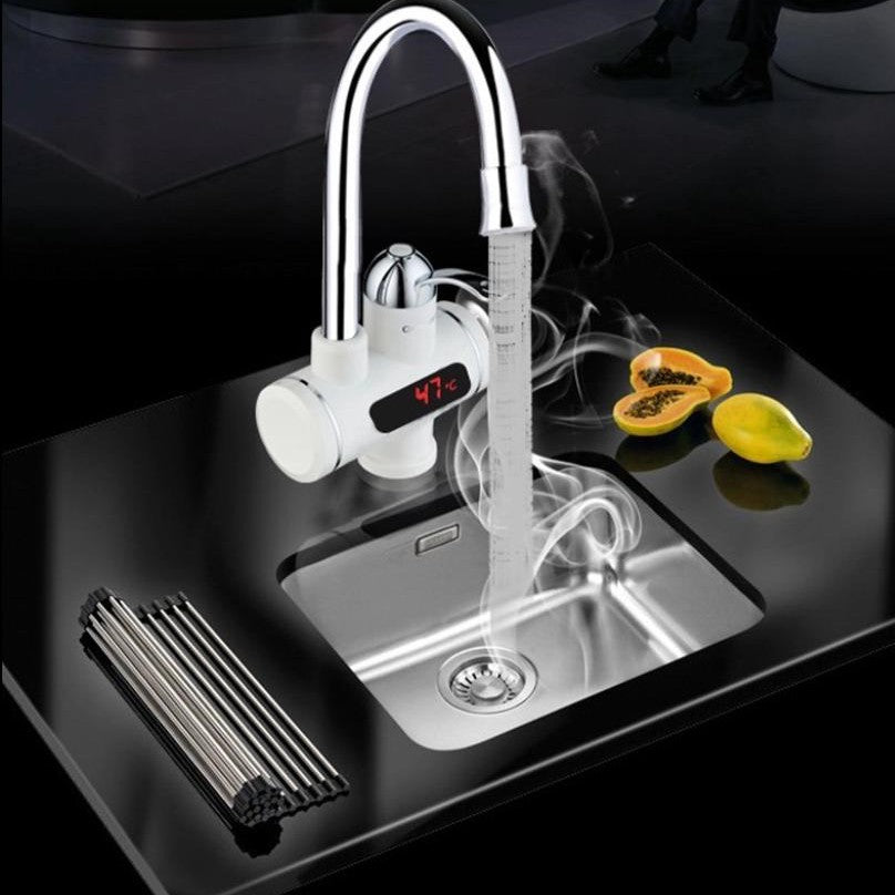 360 degree rotating electric faucet heating