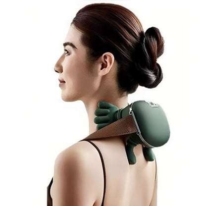 Portable Electric Neck Massager – Mini Kneading Shoulder Relaxer