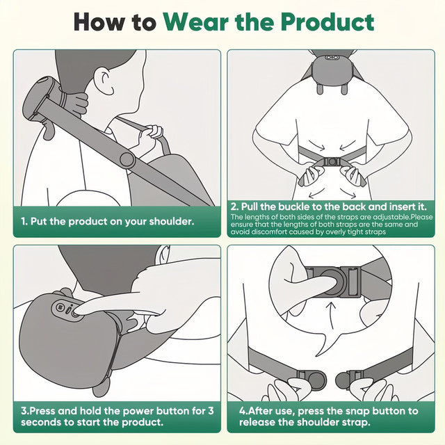 Portable Electric Neck Massager – Mini Kneading Shoulder Relaxer