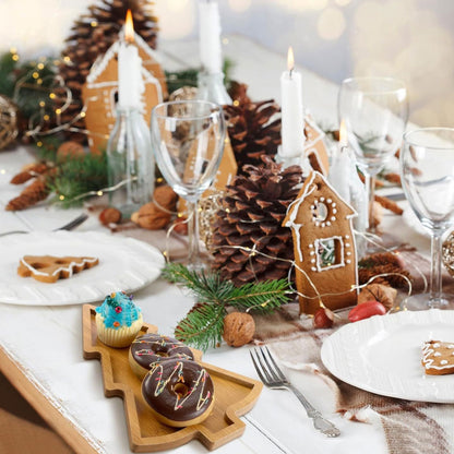 T-Christmas Tree Bamboo Plate 1643