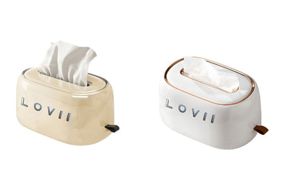 T-LOVII Household Spring Paper Towel Box Storage 7669