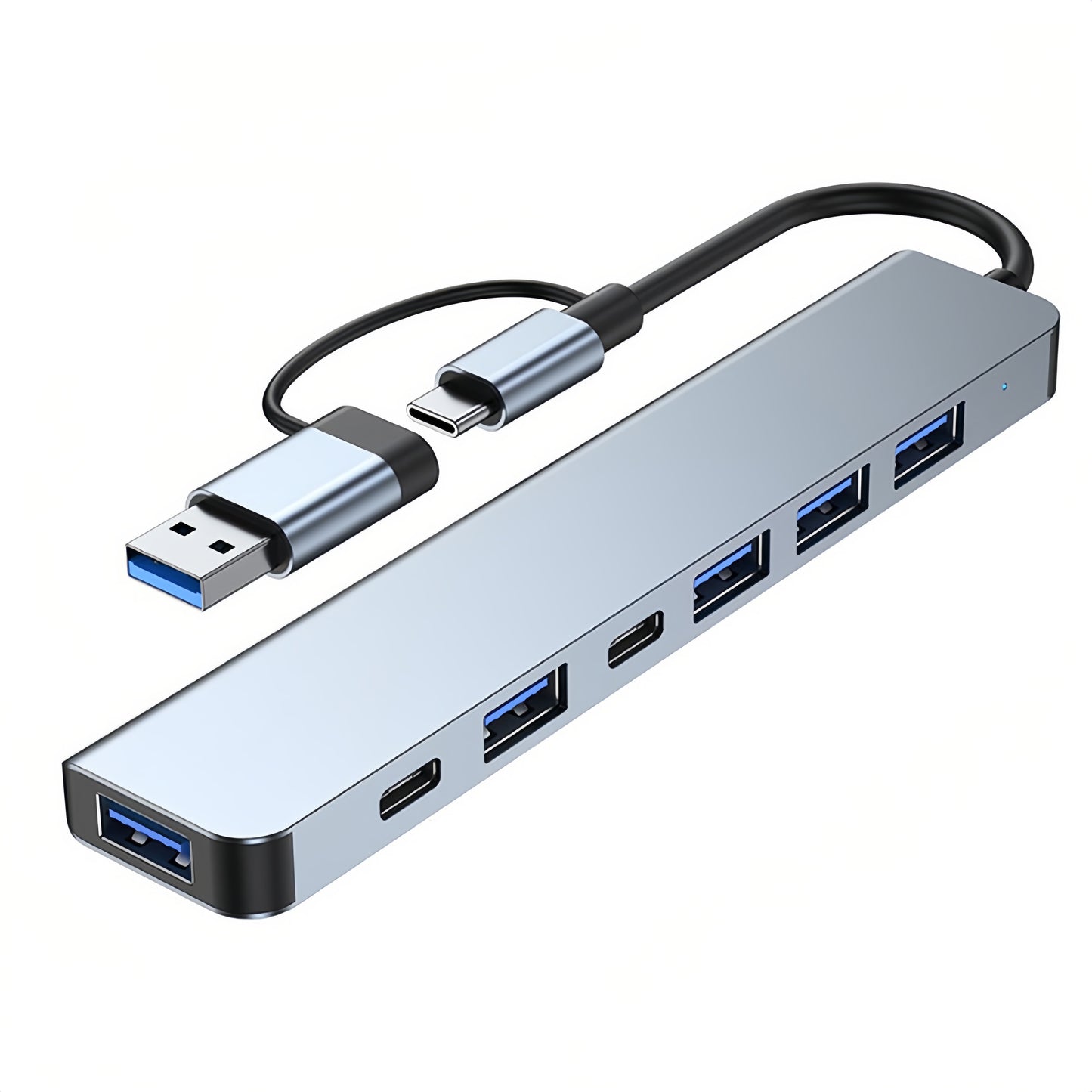USB C Hub 7 in 1 USB Splitter Multiport Adapter