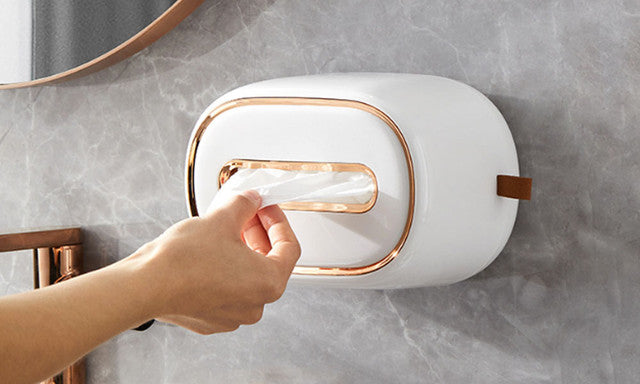 T-LOVII Household Spring Paper Towel Box Storage 7669