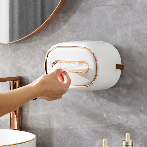 T-LOVII Household Spring Paper Towel Box Storage 7669