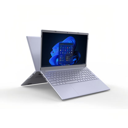 Touch Screen Pro Smart 15.6 inch Silver  Laptop Optional Office Software N95 CPU IPS Screen 16G+256/512GB
