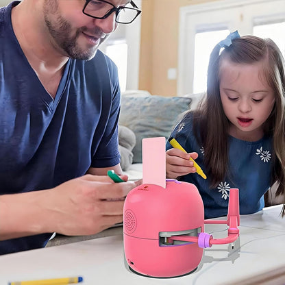 Educational Drawing Robot For Kids With Word Cards Voice Interaction Kids Drawing Robot