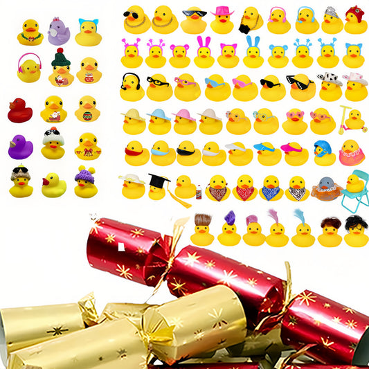 Christmas Crackers with Surprise Rubber Ducks – Fun Party Favors for All Ages