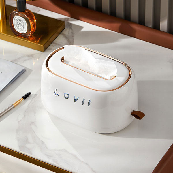 T-LOVII Household Spring Paper Towel Box Storage 7669