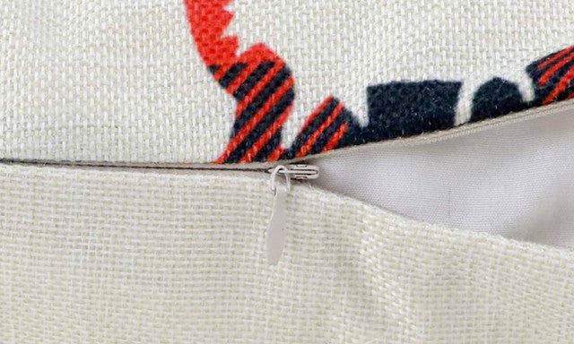 Set of 4 Christmas Pillowcase Red Sofa Pillow Pillow