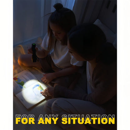 Telescopic Zoom Strong Light LED Light Mini Flashlight
