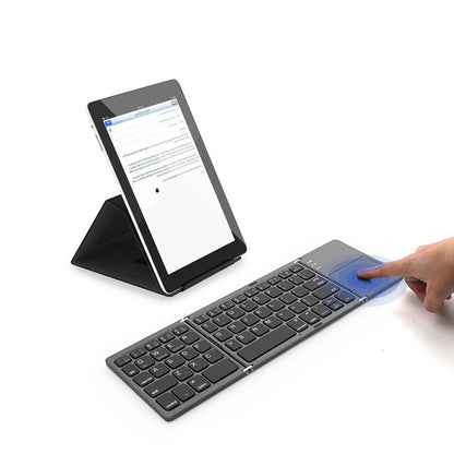 Bluetooth Keyboard with Touchpad for Windows, Android, IOS Mini Folding keyboard, Wireless