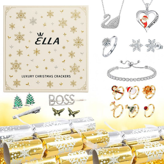 Luxury 10in Crackers  Moissanite & Austrian Crystal Jewellery