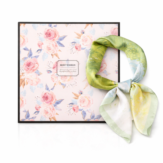 Impression Meadow Silk-Feel Scarf