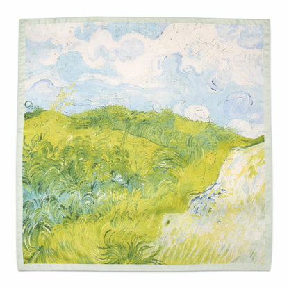 Impression Meadow Silk-Feel Scarf