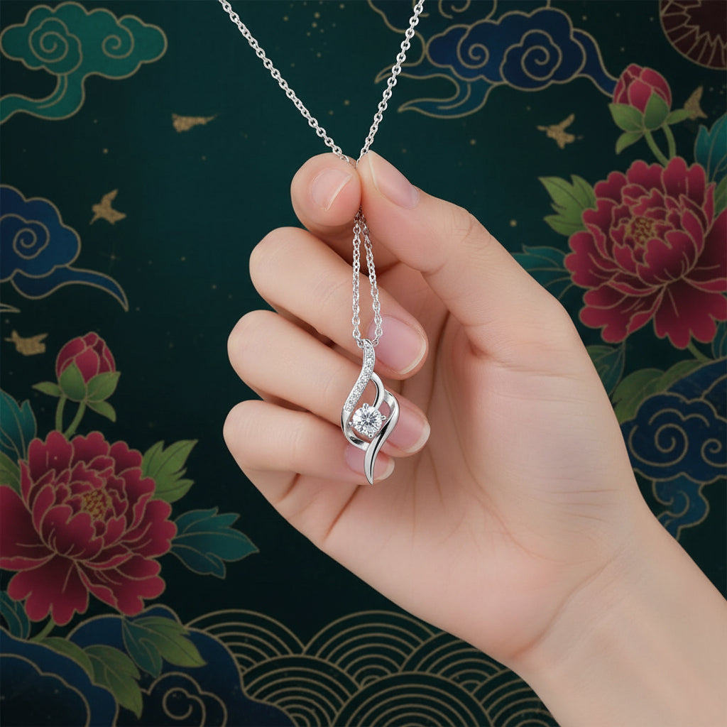 Eternal Grace 0.5ct Moissanite Pendant Necklace