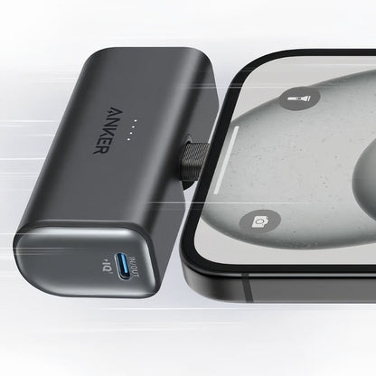 Mini built-in Type-C port, compact and portable mobile power bank, fast charging