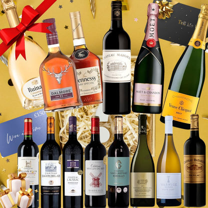 Luxury Mystery Wine & Spirits Box – Premium Champagne, Fine Wines & Rare Whiskies Surprise Selection