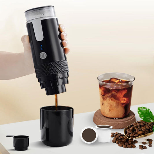 Portable coffee machine, home wireless fully automatic small handheld capsule coffee machine