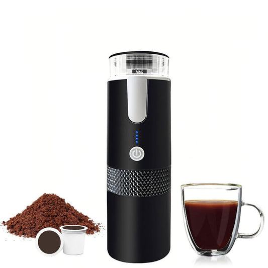 Portable coffee machine, home wireless fully automatic small handheld capsule coffee machine