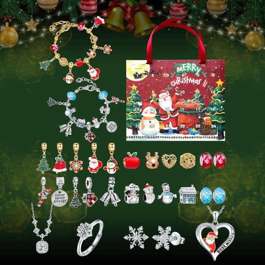 The Ultimate Sparkling Christmas Countdown: A 24-Day Luxury Necklace & Bracelet Advent Calendar