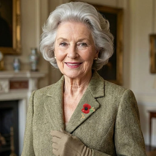 Scarlet Remembrance Bloom Brooch 9771