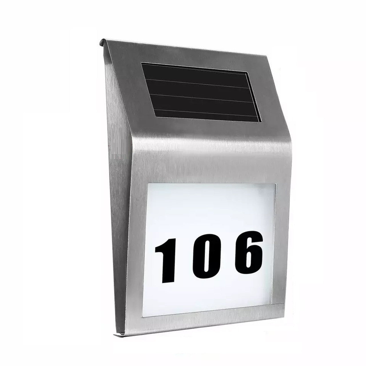 Solar stainless steel door lamp