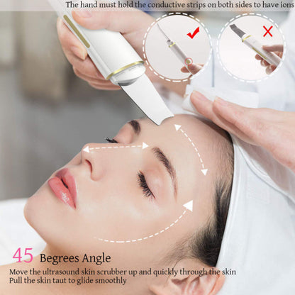 Ultrasonic Blackhead Dead Skin Keratin Scraping Massage Tool