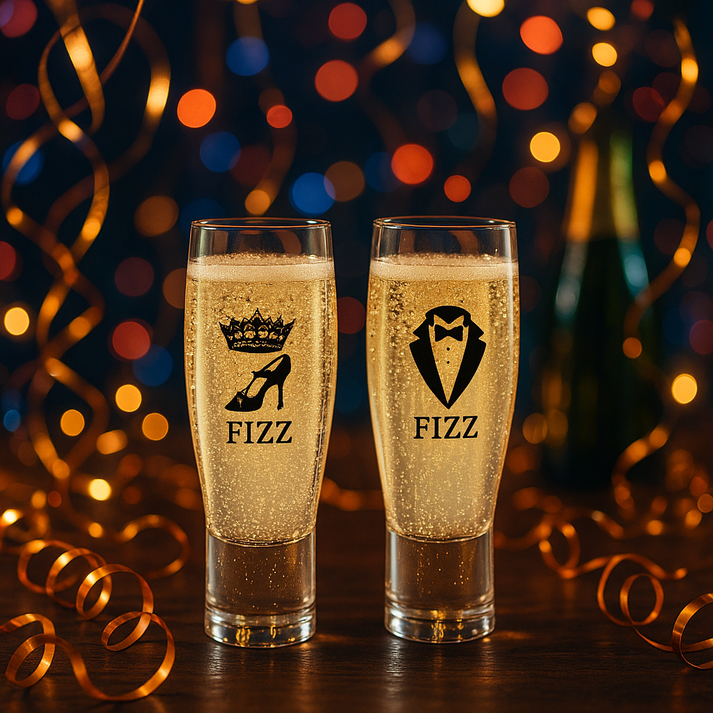 Fizz Champagne Glasses  Pack of 2