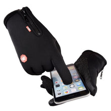 Load image into Gallery viewer, Waterproof Cycling winter gloves with soft fleece Touchscreen Compatible
