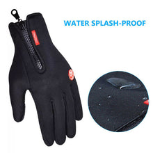 Load image into Gallery viewer, Waterproof Cycling winter gloves with soft fleece Touchscreen Compatible
