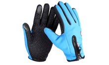 Load image into Gallery viewer, Waterproof Cycling winter gloves with soft fleece Touchscreen Compatible
