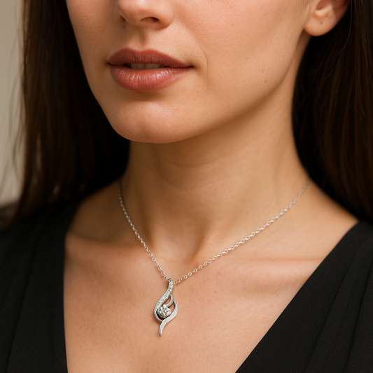 Eternal Grace 0.5ct Moissanite Pendant Necklace